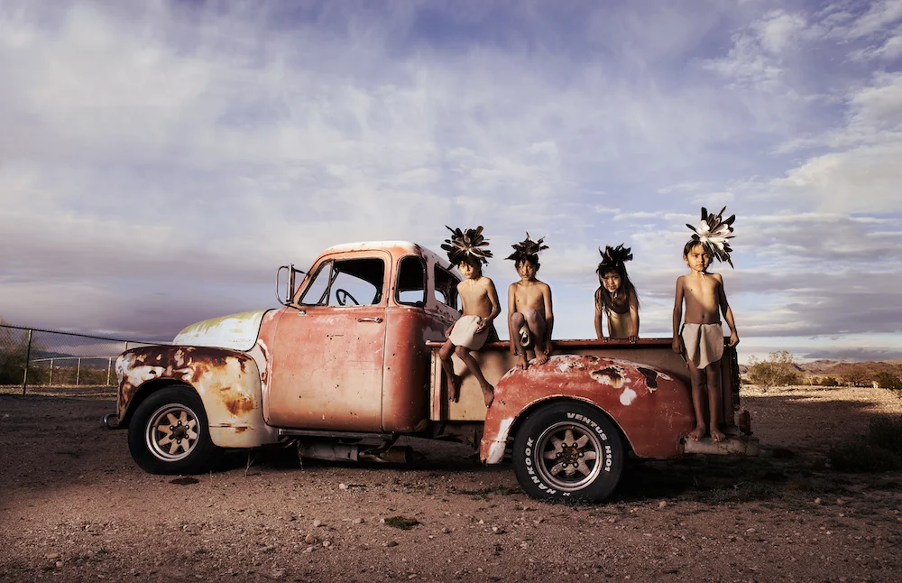 Cousins Truck. Photography by Cara Romero
