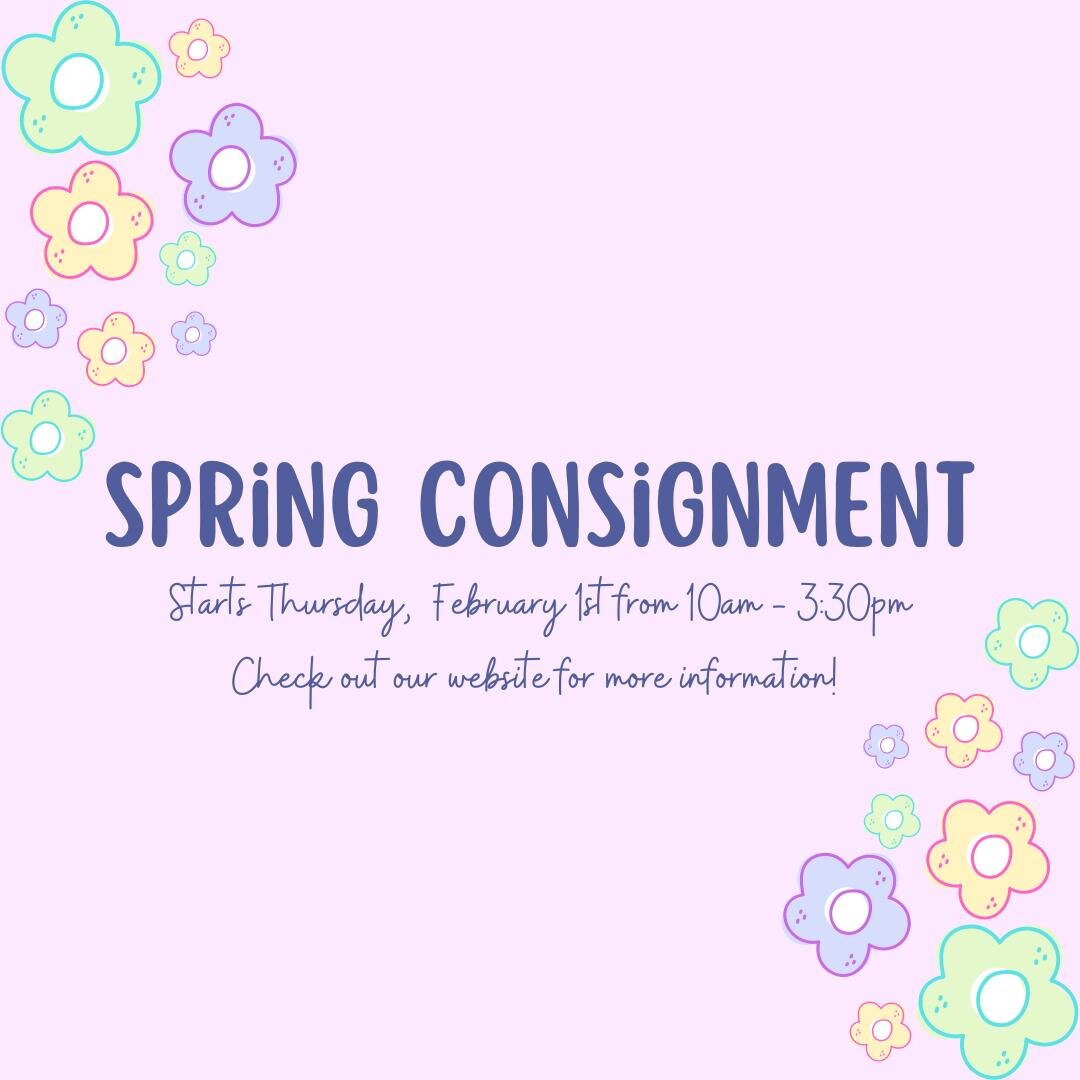 Consignment will return to the normal schedule following Thursday. For more information please refer to our website!