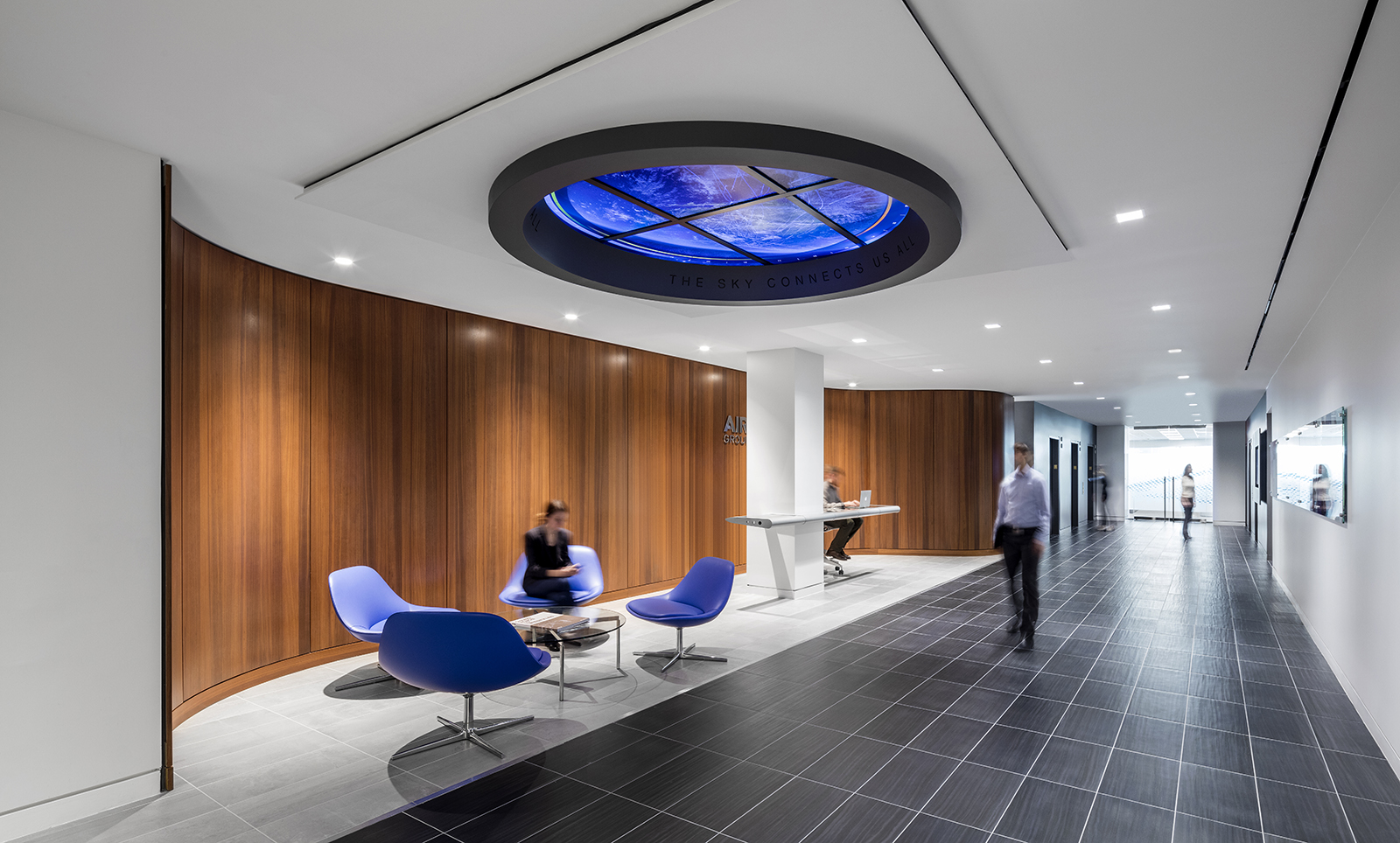 Arrivals Lounge visitor welcome experience.