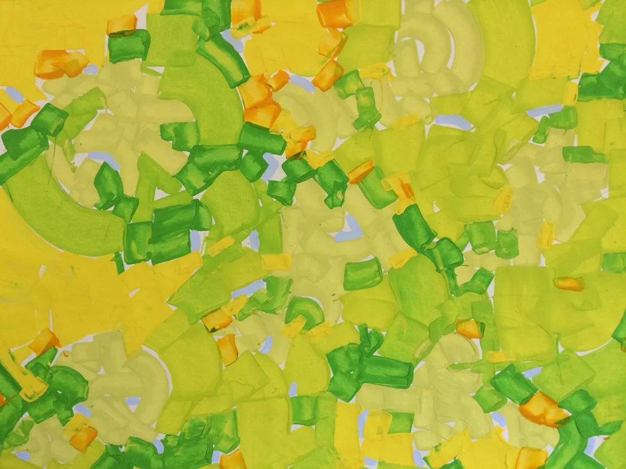 Impression-Nice (2015) Acrylic on Paper 36 x 32