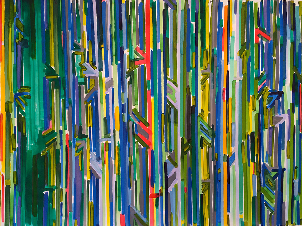 Index of Color 2010 Ink on Paper 40 x 26