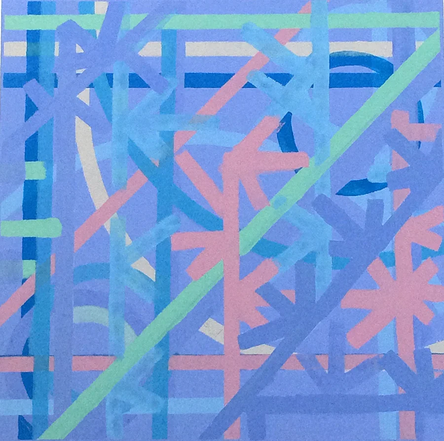 Central Light (2005) Acrylic on Canvas 36 x 36