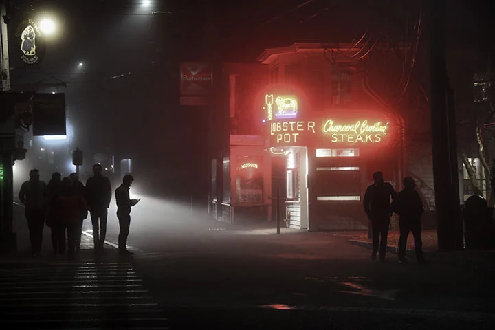 Foggy evening