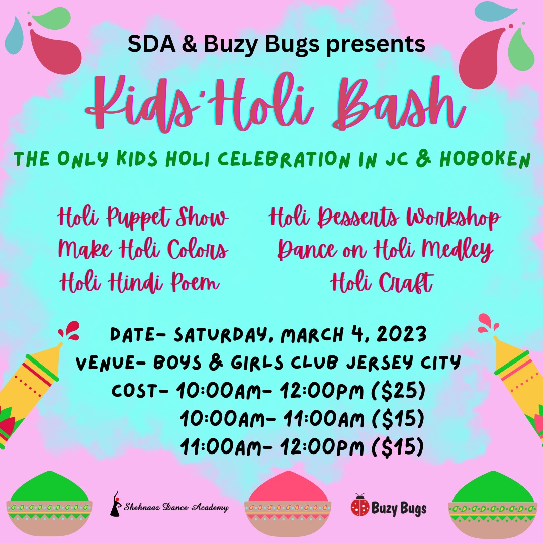 SDA x Buzy Bugs Kids' Holi Bash
