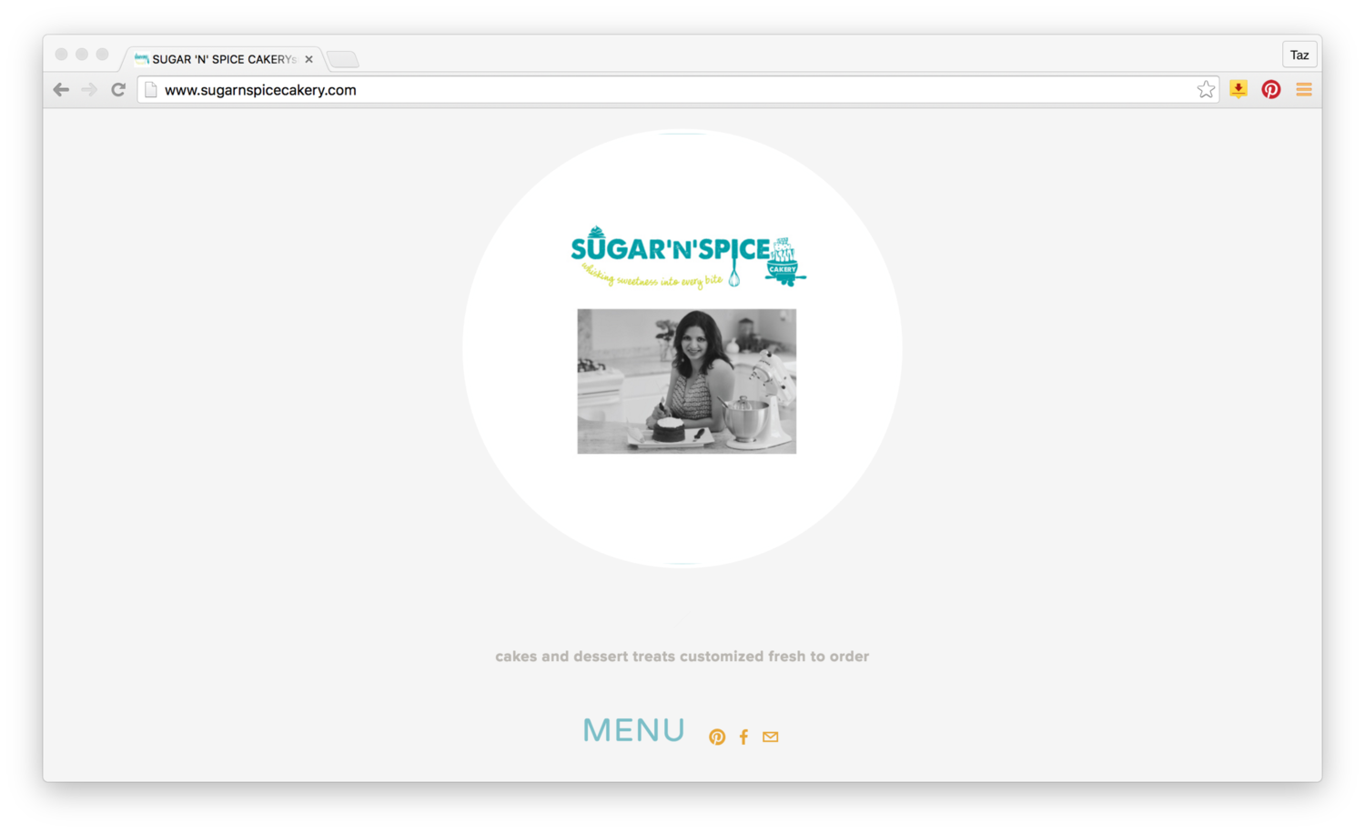 Landing Page for Website