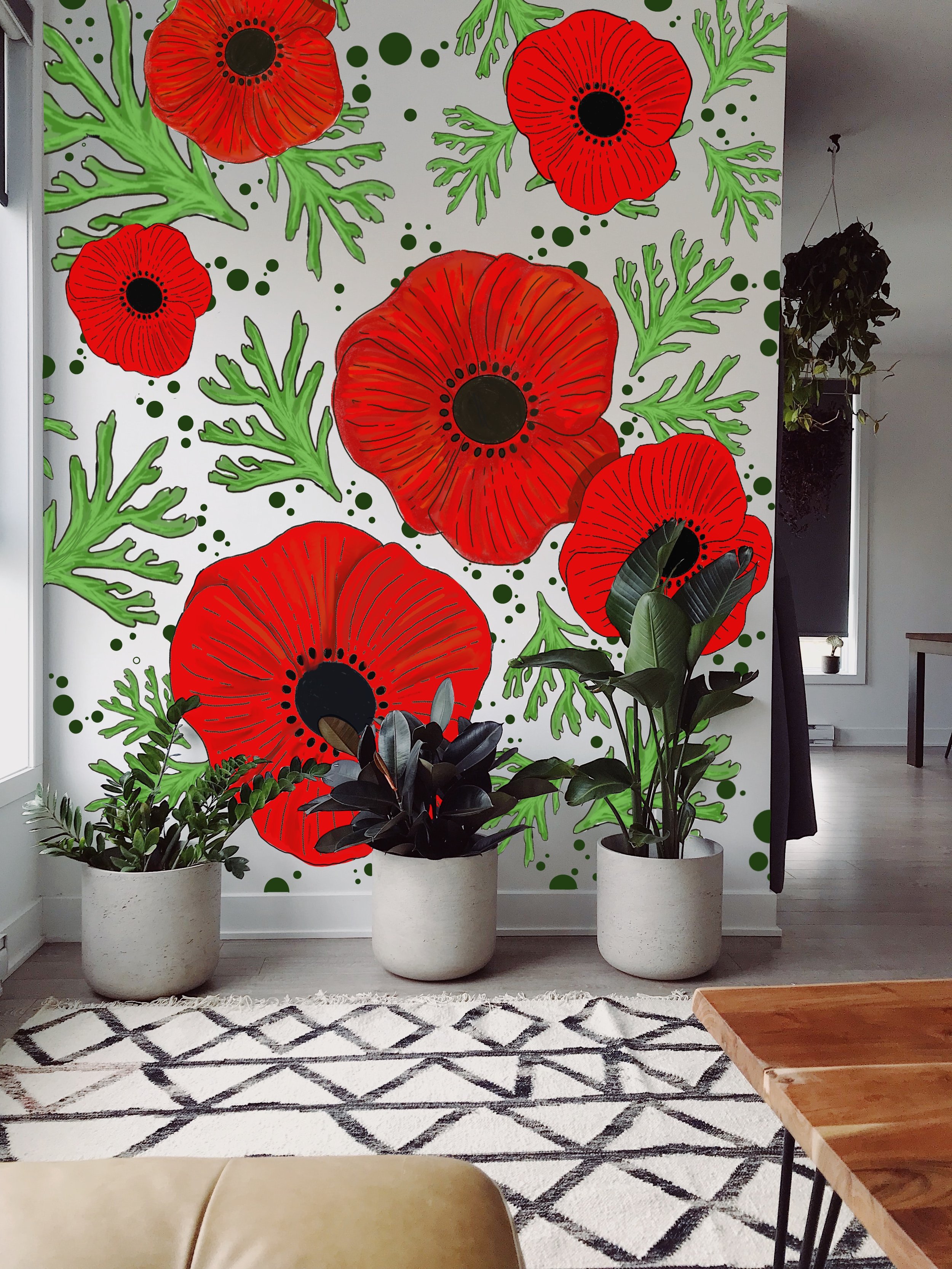 Red Poppies Mock-Up