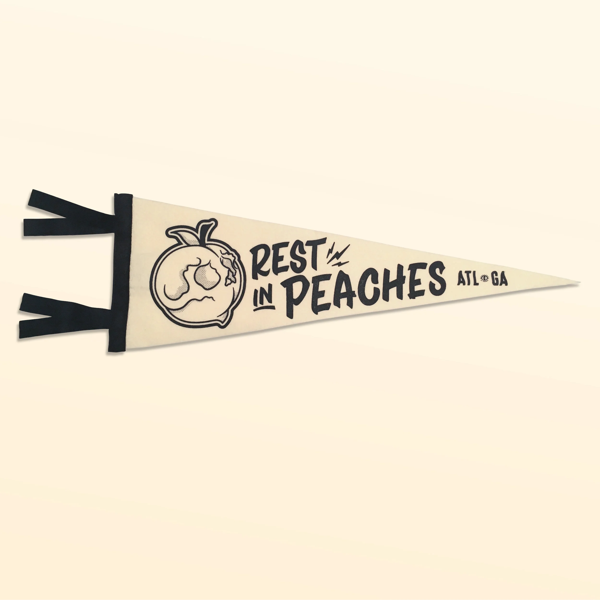 Rest In Peaches Pennant