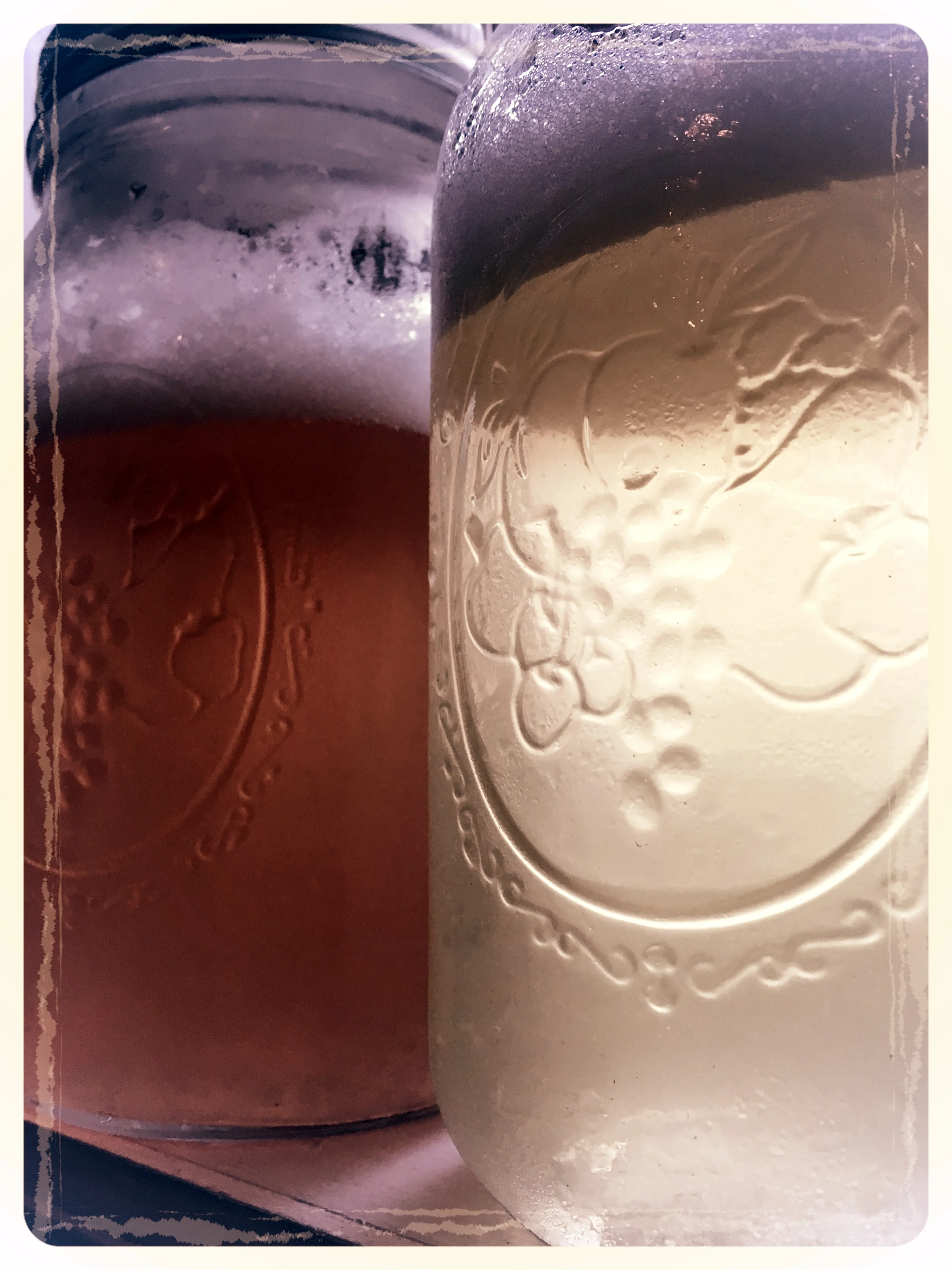An age old-brew made new in mason jars. A true picture of start-up reality.