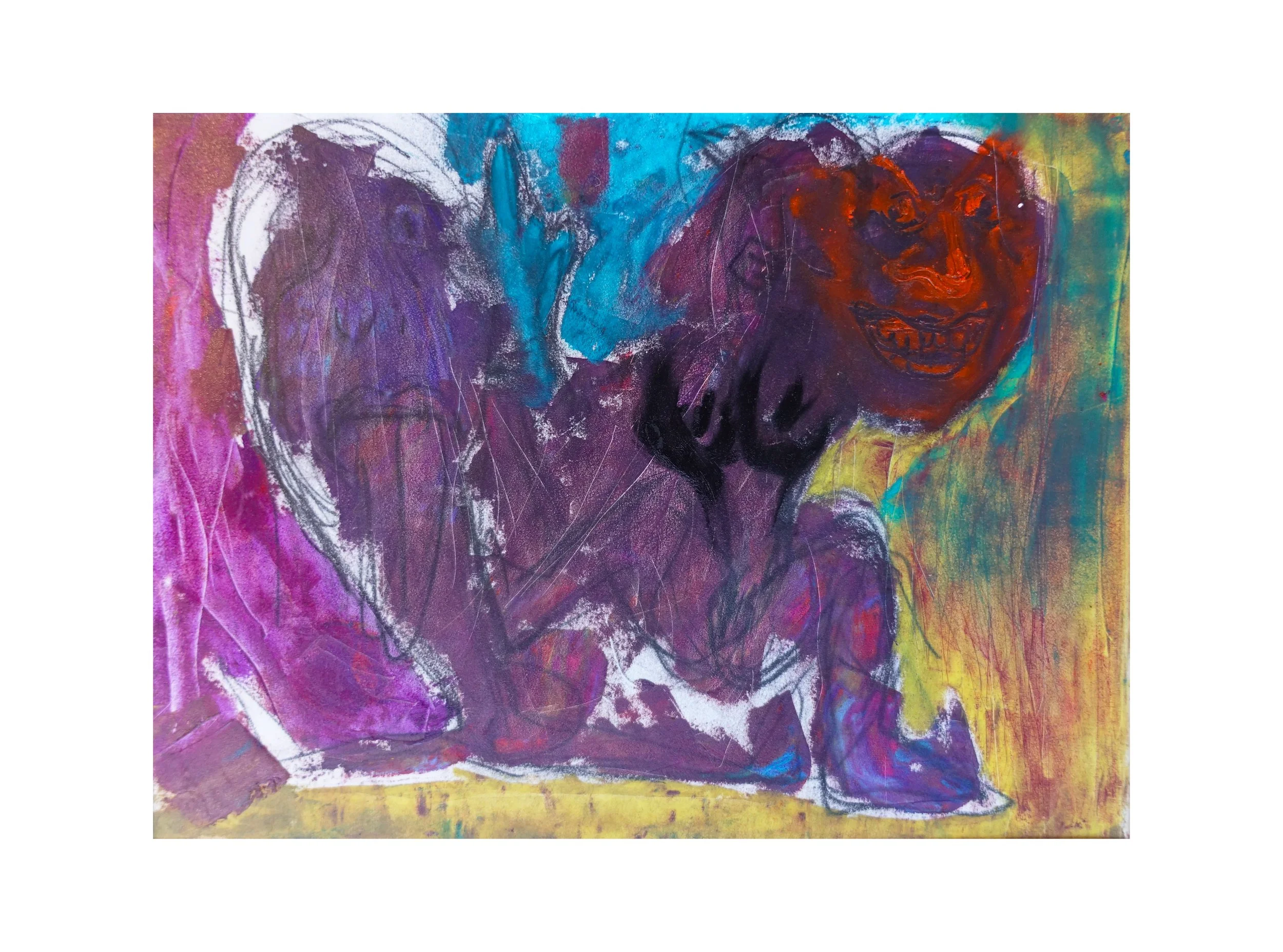 untitled (cahos). 2018. pastel on paper