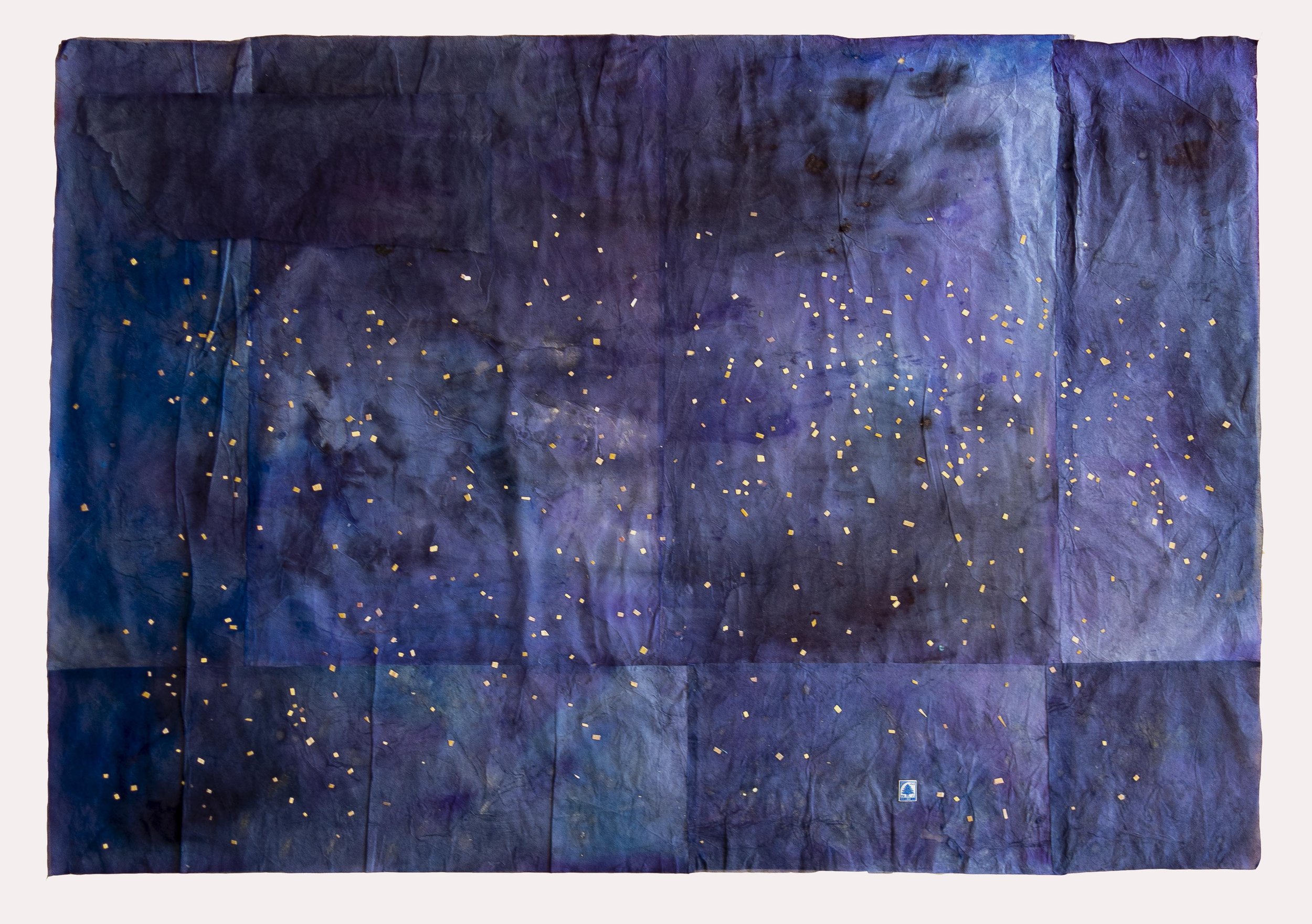 Freedom is a place. 2025. watercolour and stamp collage. 138,4 x 86,9cm..jpg