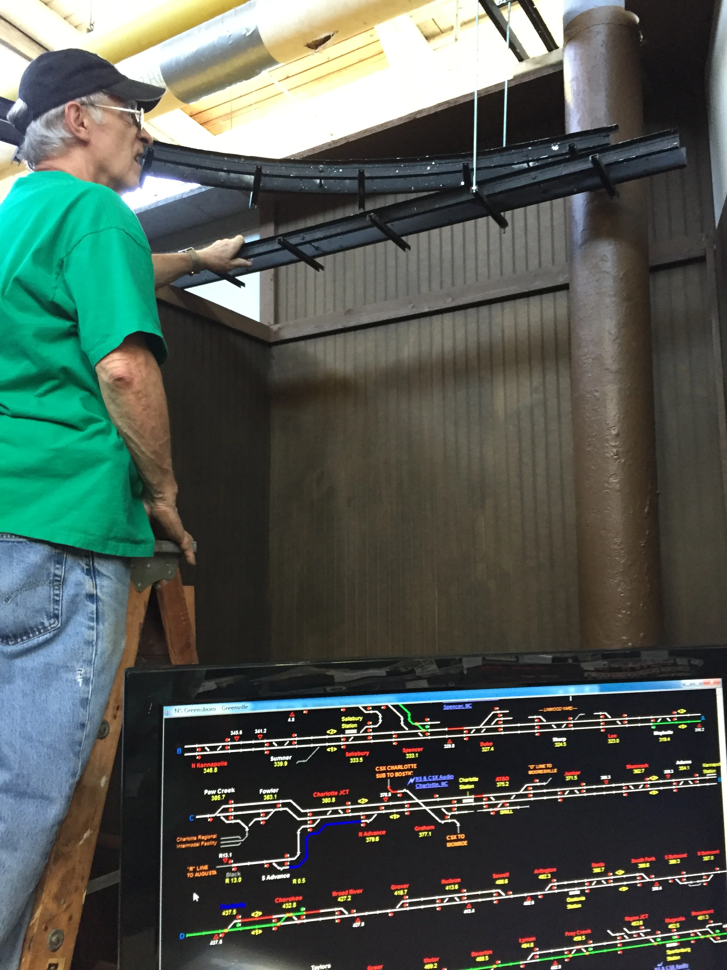   LOBBY G SCALE TRAIN STARTED  