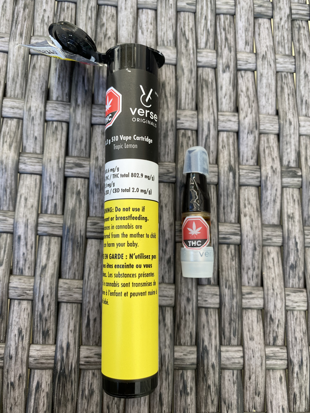 Verse Cannabis - Tropic Lemon THC Vape Cartridge Review Highbrow Taste Verse Cannabis - Tropic Lemon THC Vape Cartridge Review Highbrow Taste