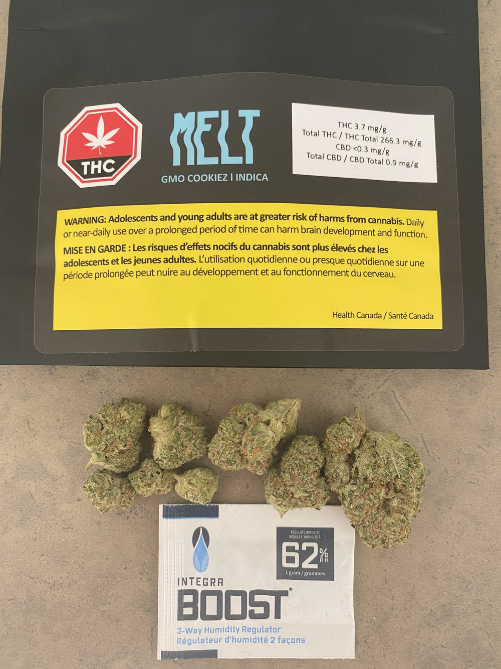 Melt GMO Cookiez (Indica) Strain Review — Highbrow Taste