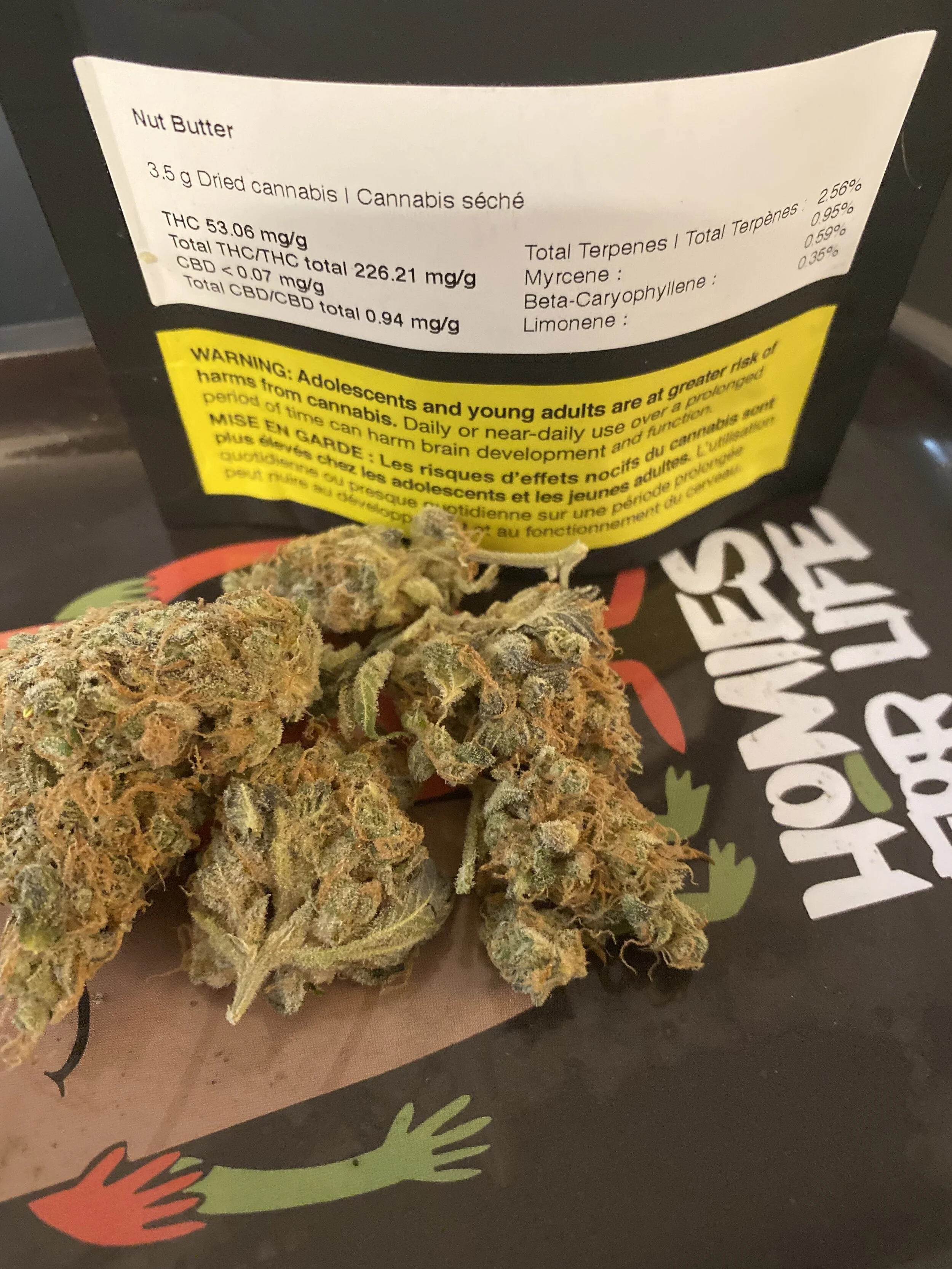 BZAM Nut Butter Dried Cannabis Review (3.5g) - Via Ontario Cannabis Store