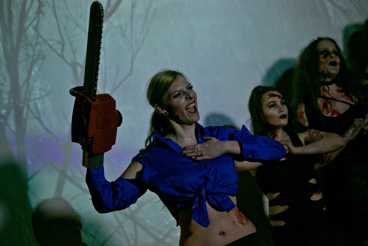 Kat as Ash from Evil Dead