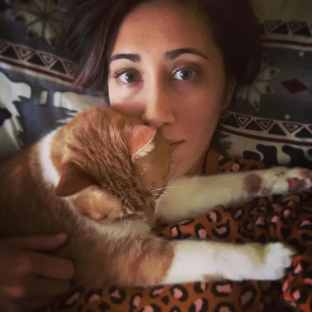 Nothing like a nice coat of cat hair sticking to freshly applied chapstick...#catladyproblems #antoniothecat #whydoyousleeplikethis #cathaireverywhere #humanpillow