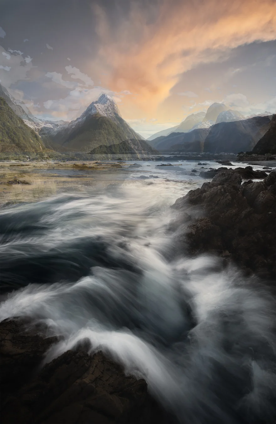 Wellington South Coast + Mitre Peak, Milford Sound