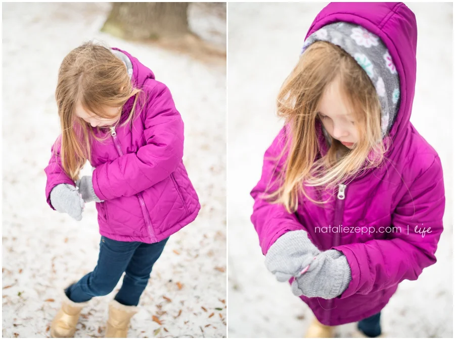 purple puffy jacket