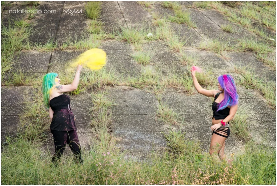 Holi Powder Photography