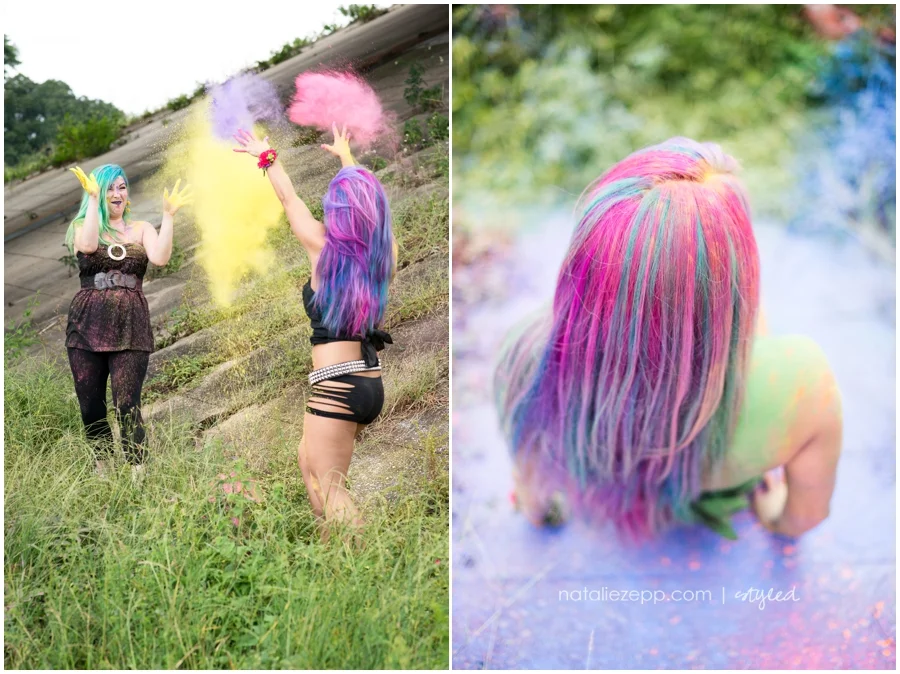 Holi Powder Fight