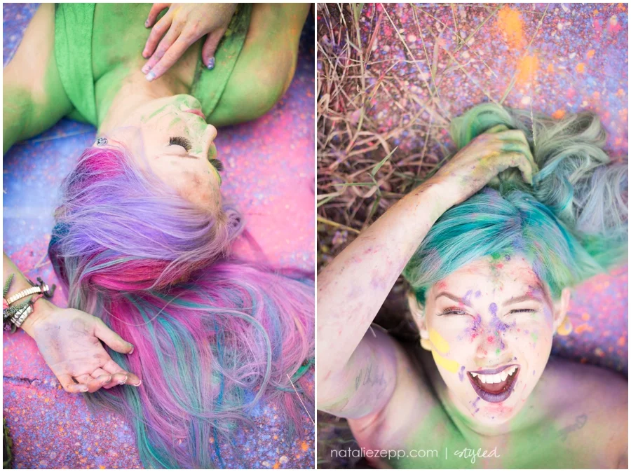 Color inspired photoshoot