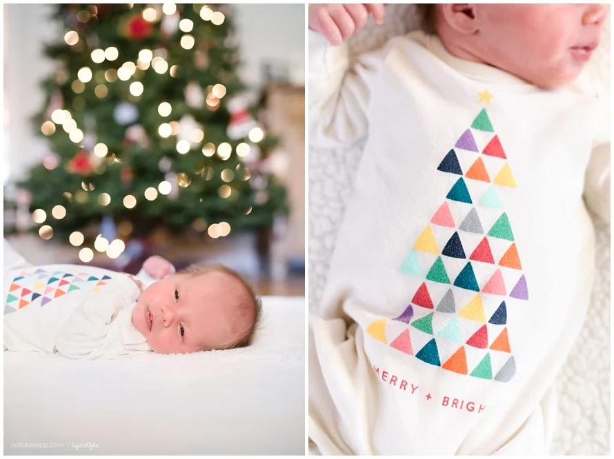 Pensacola Newborn Photographer, Christmas newborn session