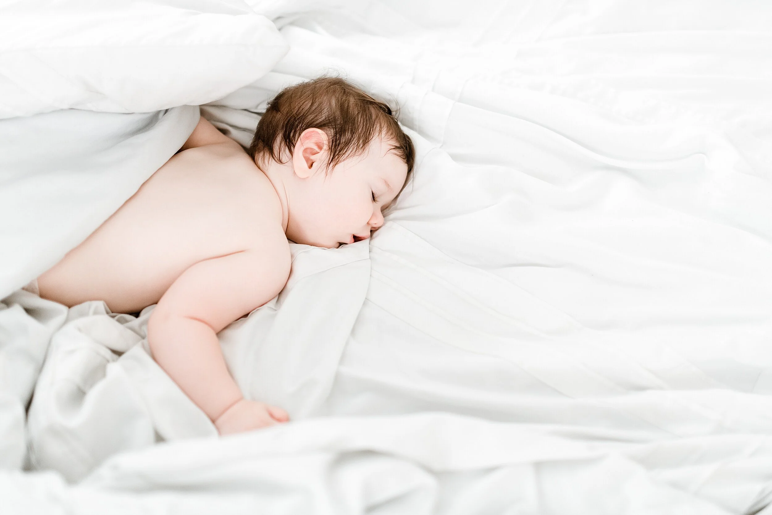 Sleepy Baby | Milton Family Photographer