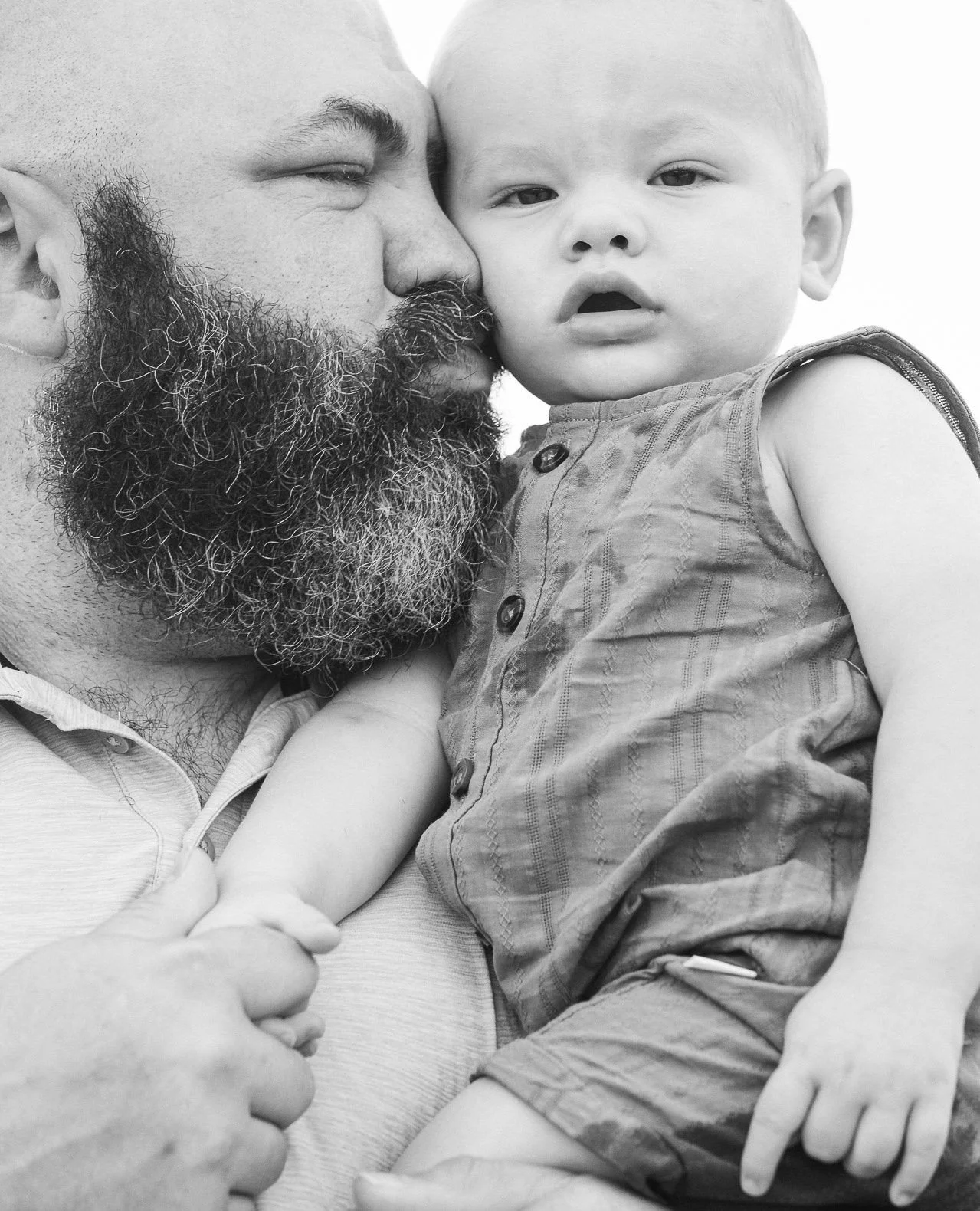 The way he holds him says everything.⁠
⁠
Strong hands. Gentle voice. A steady chest to rest on. There&rsquo;s something grounding about a father with his son &mdash; quiet, protective, certain.⁠
⁠
These are the moments that matter. Not the perfect po