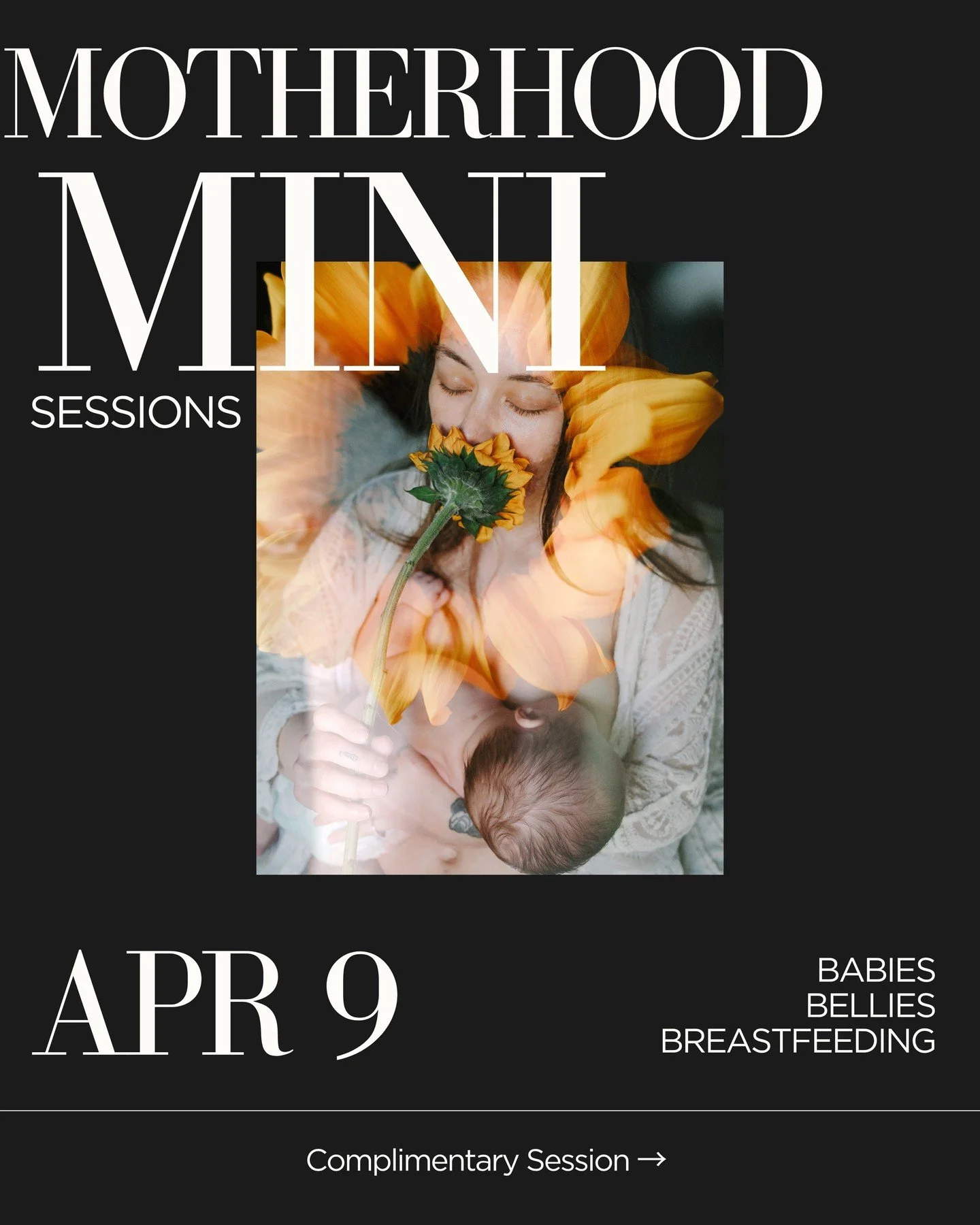A little something for our mamas 🤍 Wild Rose Midwifery and I are offering complimentary motherhood portrait sessions just in time to have for Mother's Day.⁠
⁠
All spots for April 7th booked out in a matter of hours, so we've added:⁠
⁠
Thursday, Apri