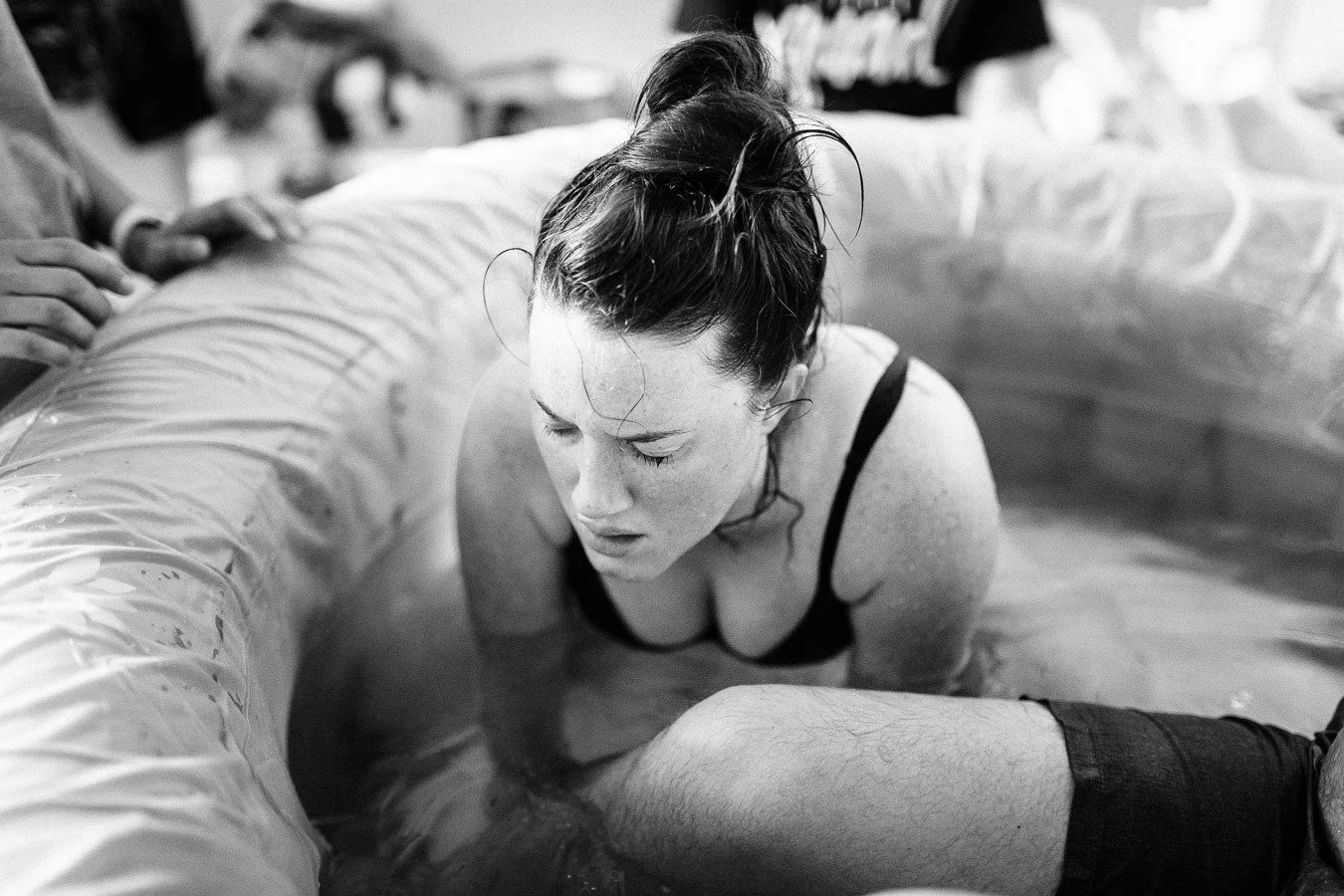 She&rsquo;s in her own space. Water, breath, focus. Doing the hardest, most powerful work there is.

This is home birth in Pensacola, Florida. Raw, unfiltered, and deeply personal. The kind of labor where you feel every wave, where your partner is ri