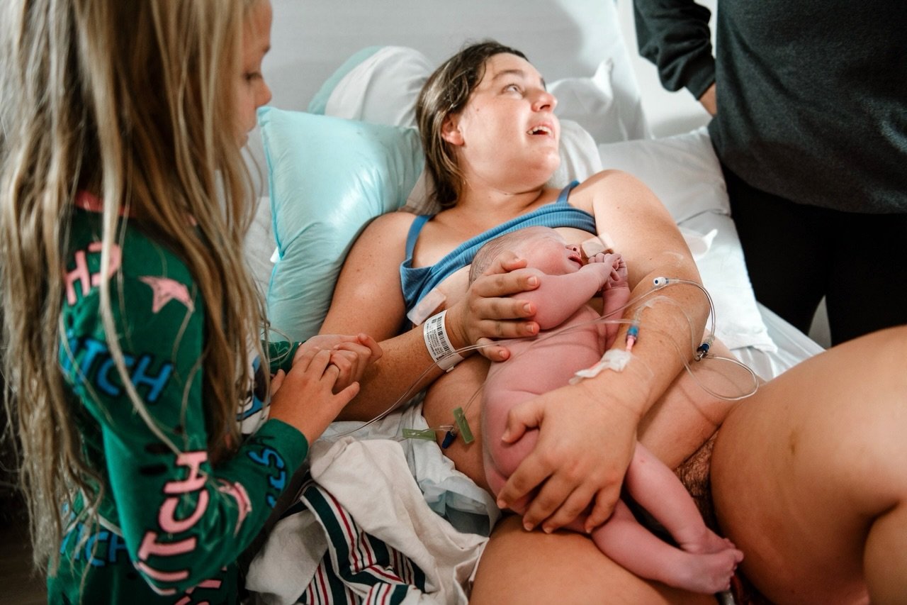 The first person this baby locked eyes with was her big sister.

One minute she was an only child. The next, she was somebody&rsquo;s protector, teacher, playmate, and lifelong co-conspirator.

Birth changes everyone in the room.

And sometimes the m