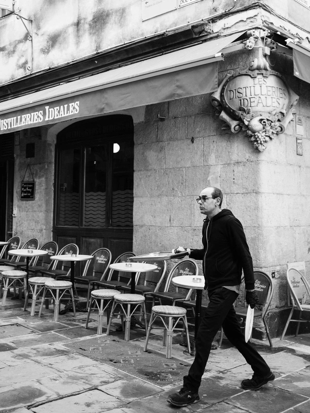 ☕️ PULL UP A CHAIR | VIEUX NICE, FRANCE⁠
⁠
I love the French commitment to arranging caf&eacute; chairs facing the street. Why stare at your dining companion when you could both stare at complete strangers instead?⁠
⁠
And frankly, I approve. People-w