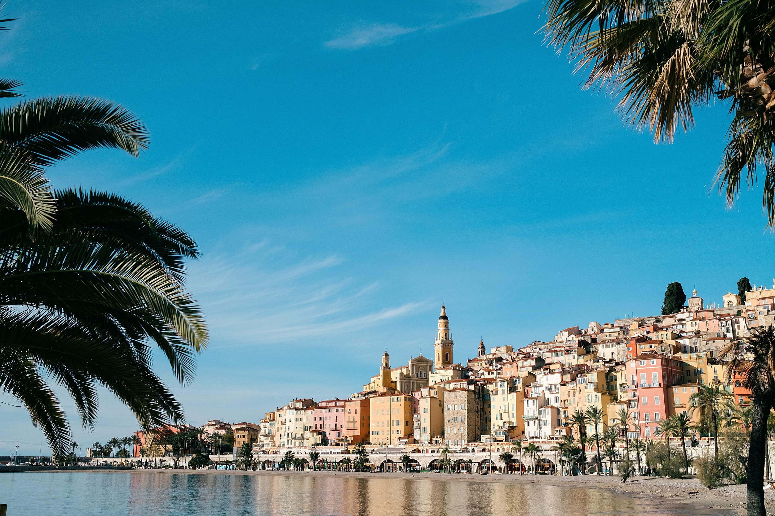 Coastal Town Aesthetics: Travel Photography from Menton, France