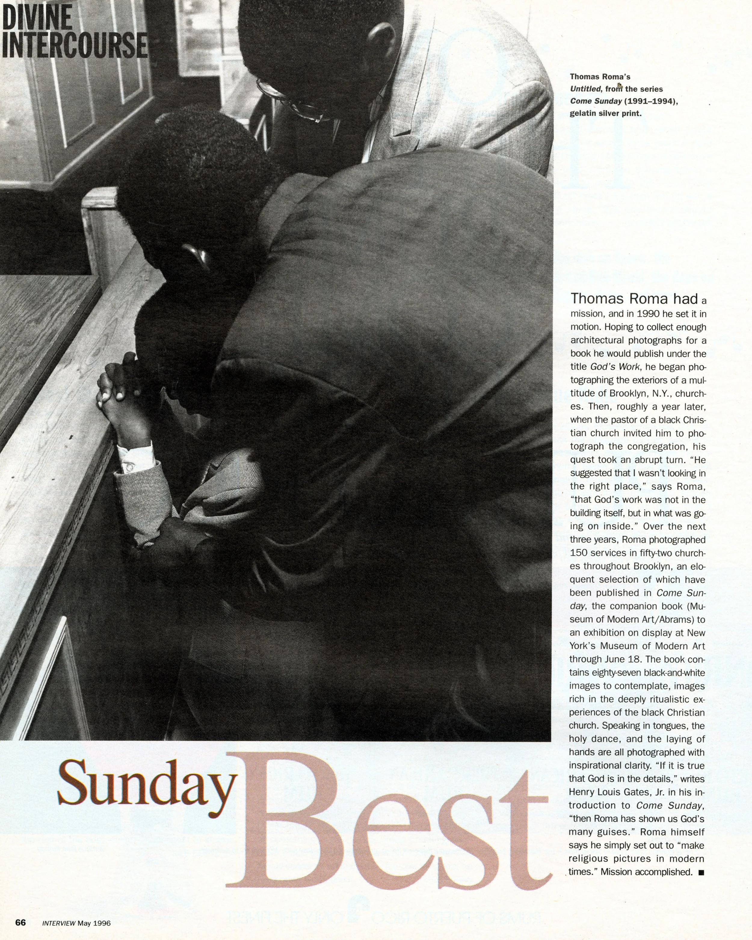 1996 Interview Magazine