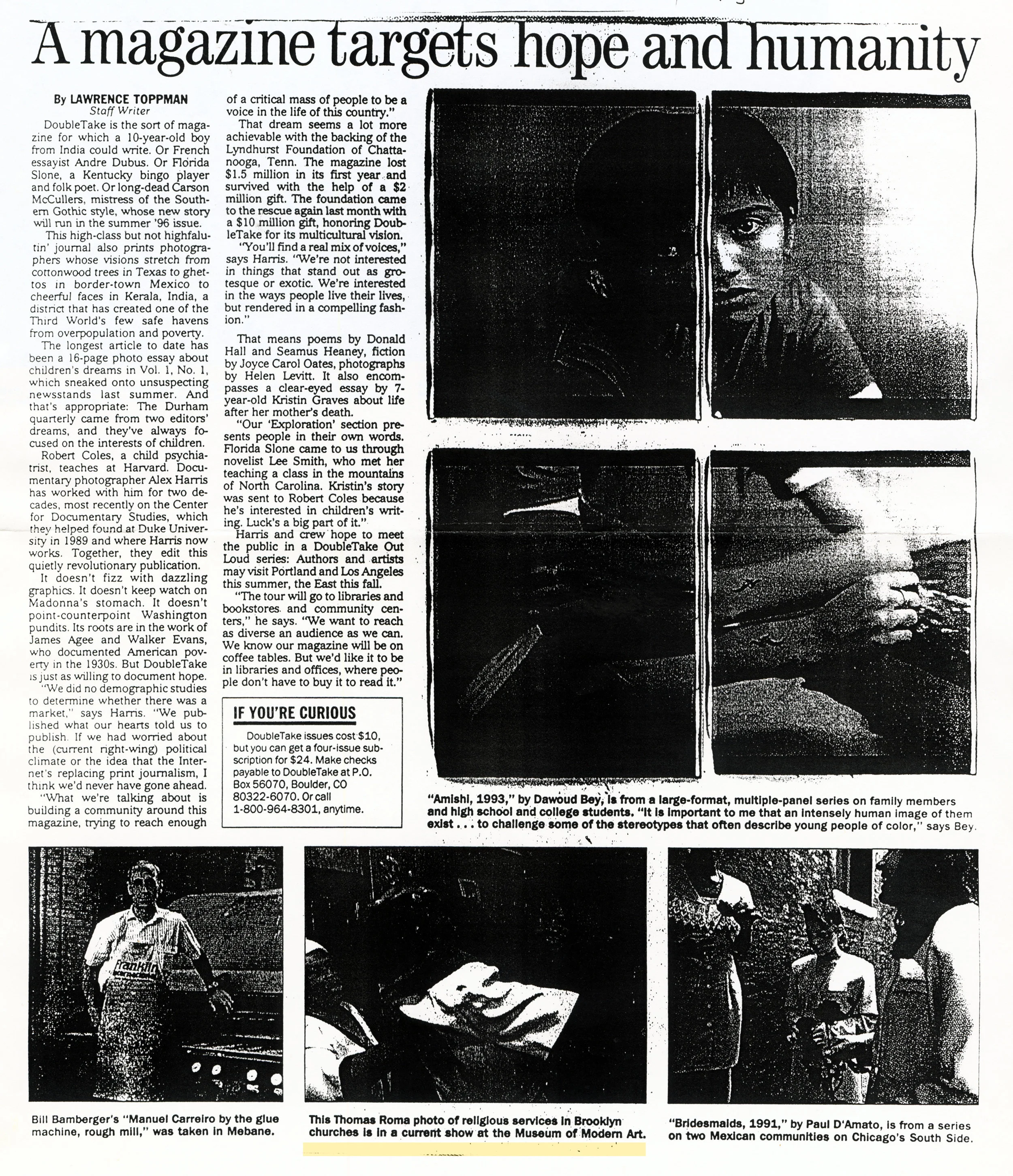 1996 The Charlotte Observer