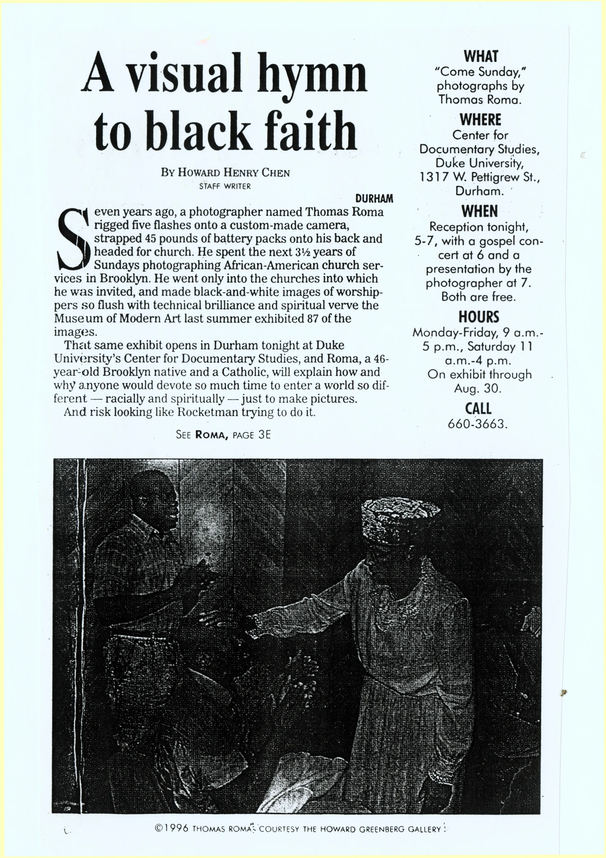 1998 The News and Observer North Carolina