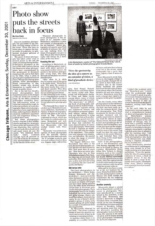 2001 The Chicago Tribune