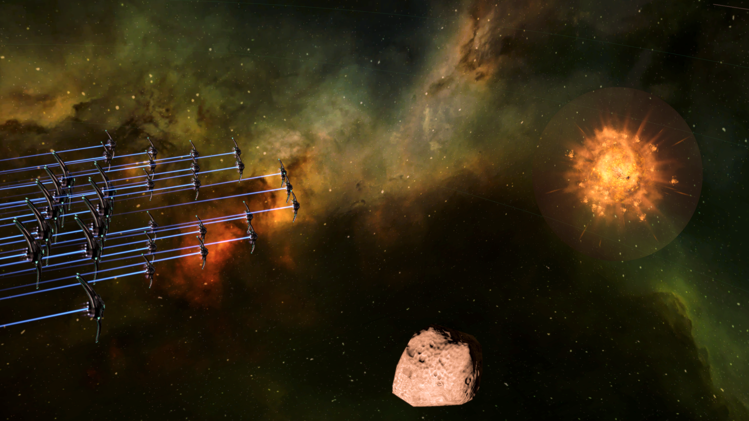 Image: The pirate station ISS Rock Ahoy is peacefully disabled by the Techzid Shard Fallen Empire