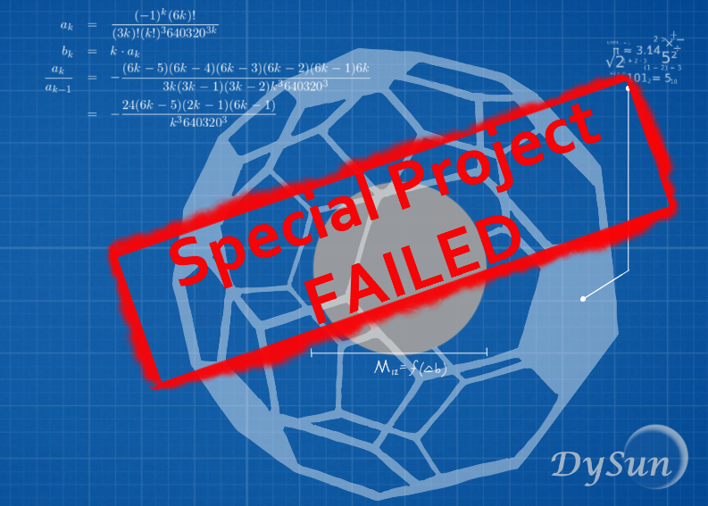 Image: The new DySun sphere is nowhere near producing enough credits to repay the company’s debts.