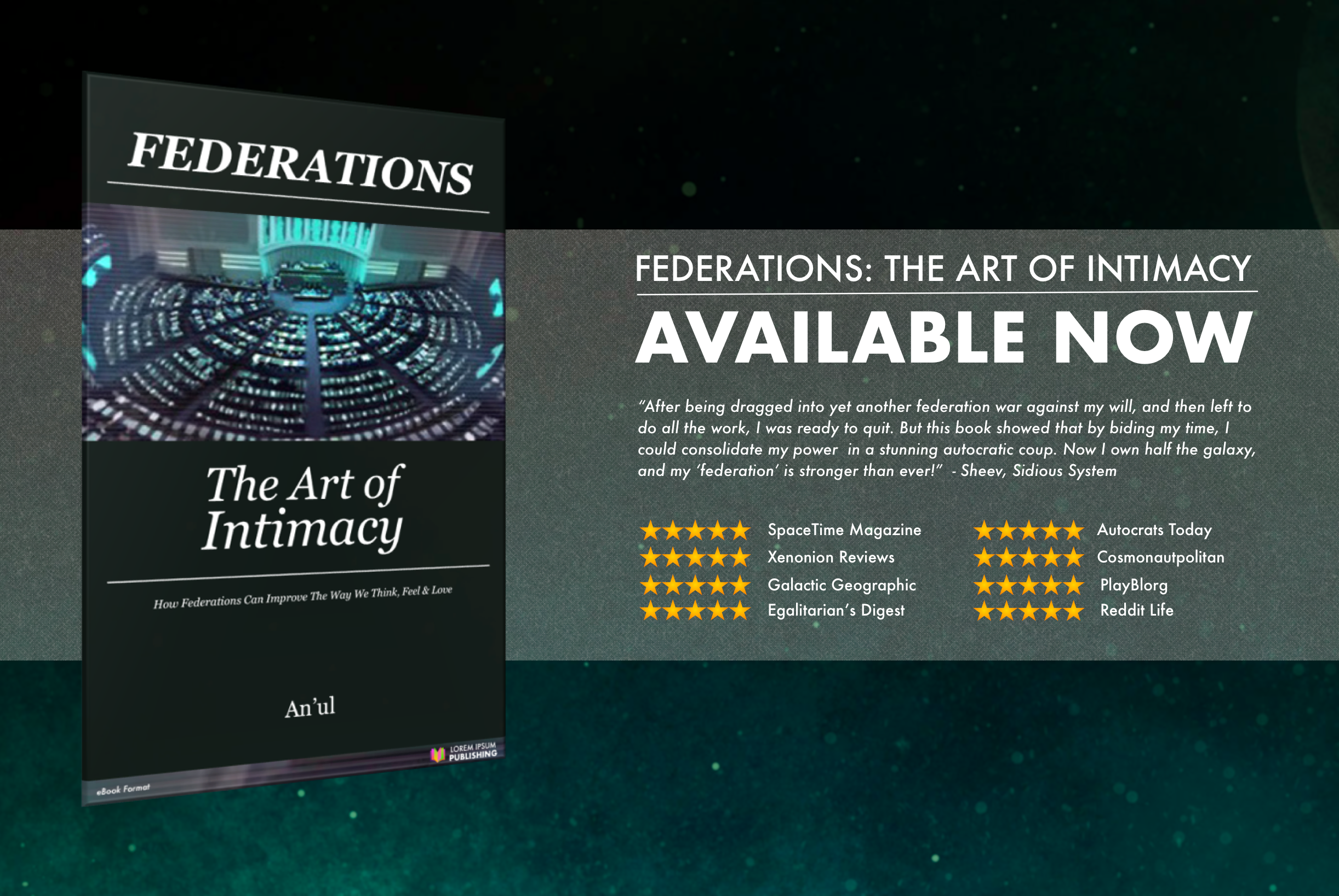 Sponsored: Federations, The Art of Intimacy - available now!