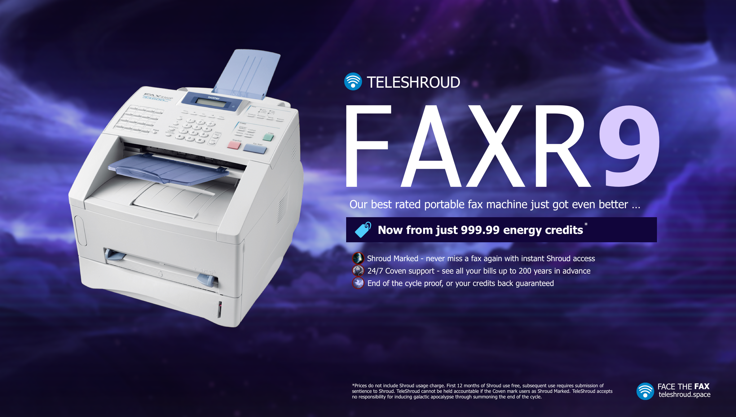Image: TeleShroud's FAXR9 is one of its most popular psionic-enabled devices allowing users without psionic capabilities to access the Shroud.