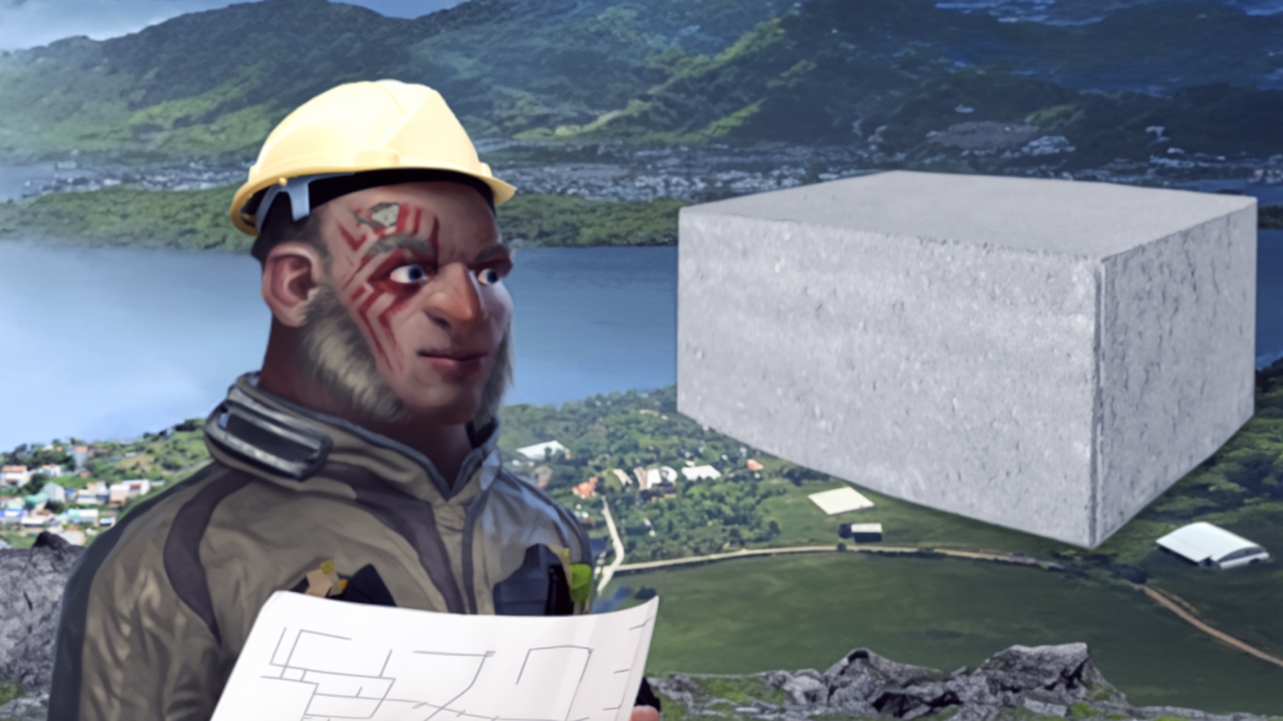 Functional Architect Redevelops Town Waterfront With Beautiful New Concrete Monolith