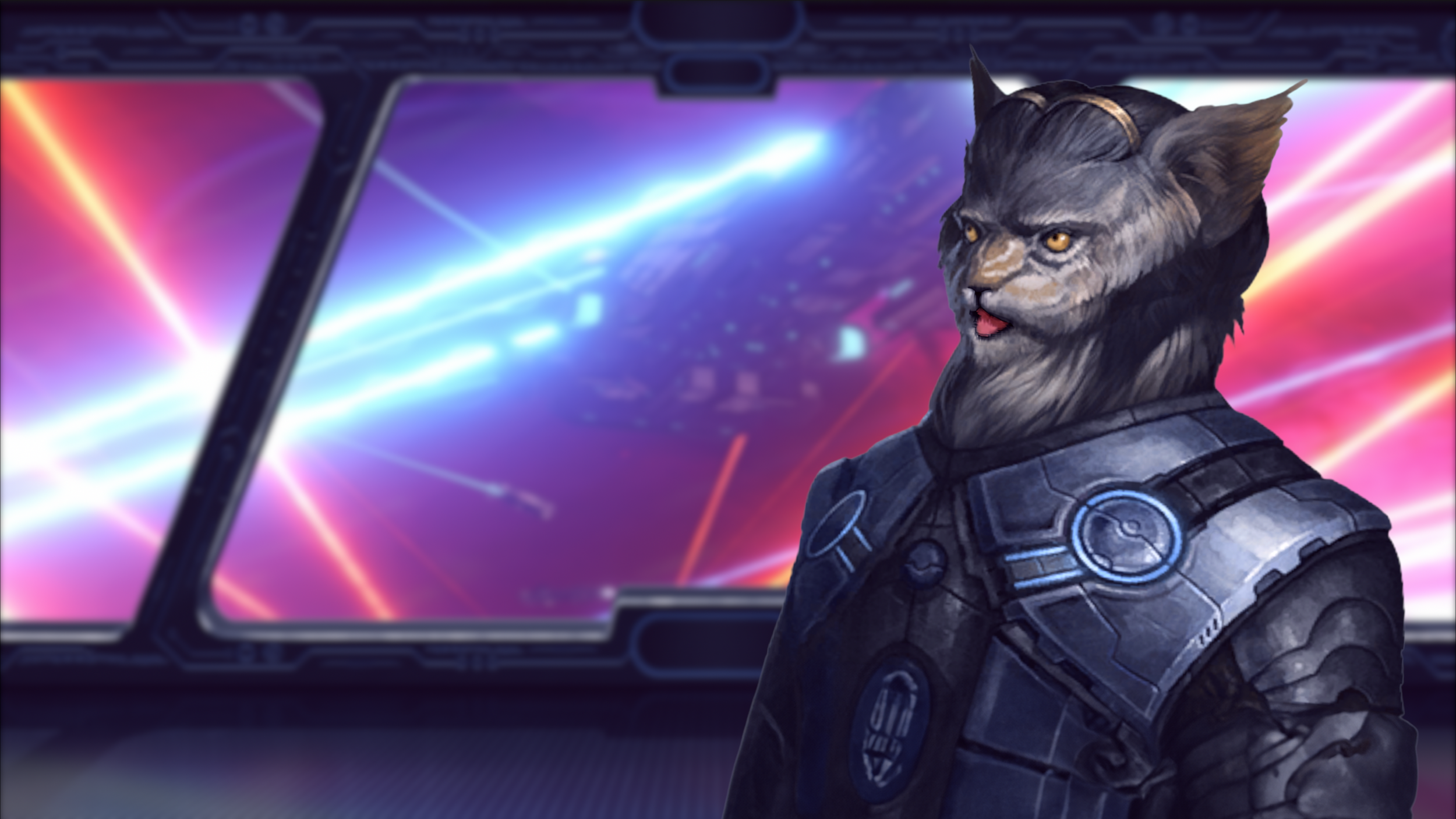 Felid Crew Accidentally Incapacitates Self After Firing XL Gamma Laser