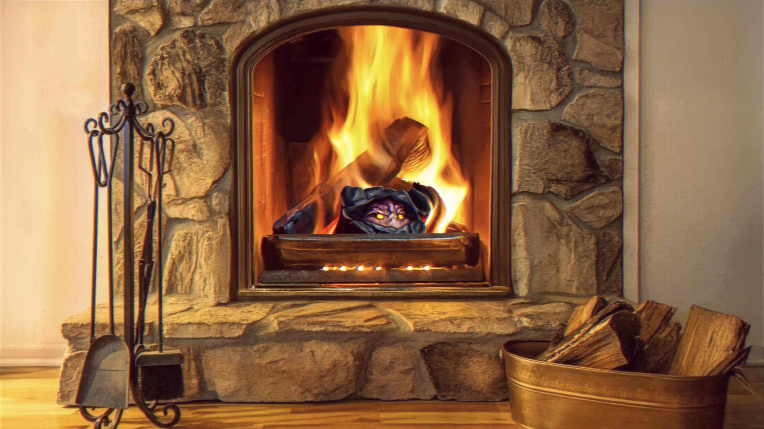 Area Fireplace Achieves Sapience; Demands Workers’ Rights, More Kindling