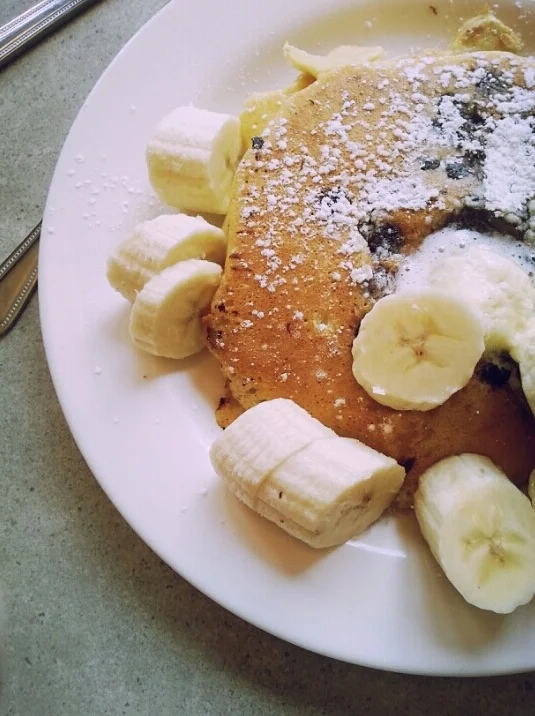 Chocolate Chip &amp; Banana Pancakes