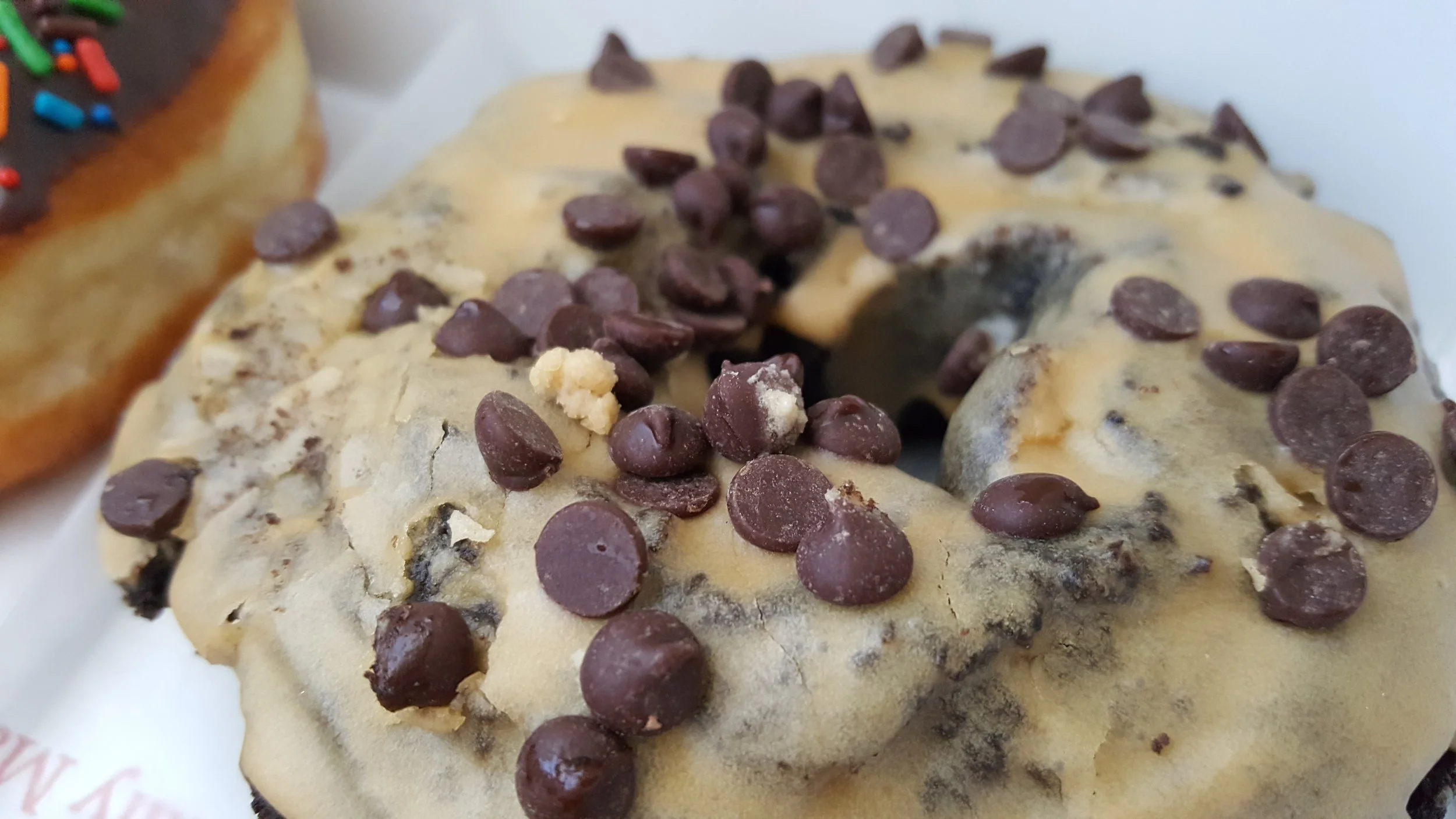 Mocha chip donut
