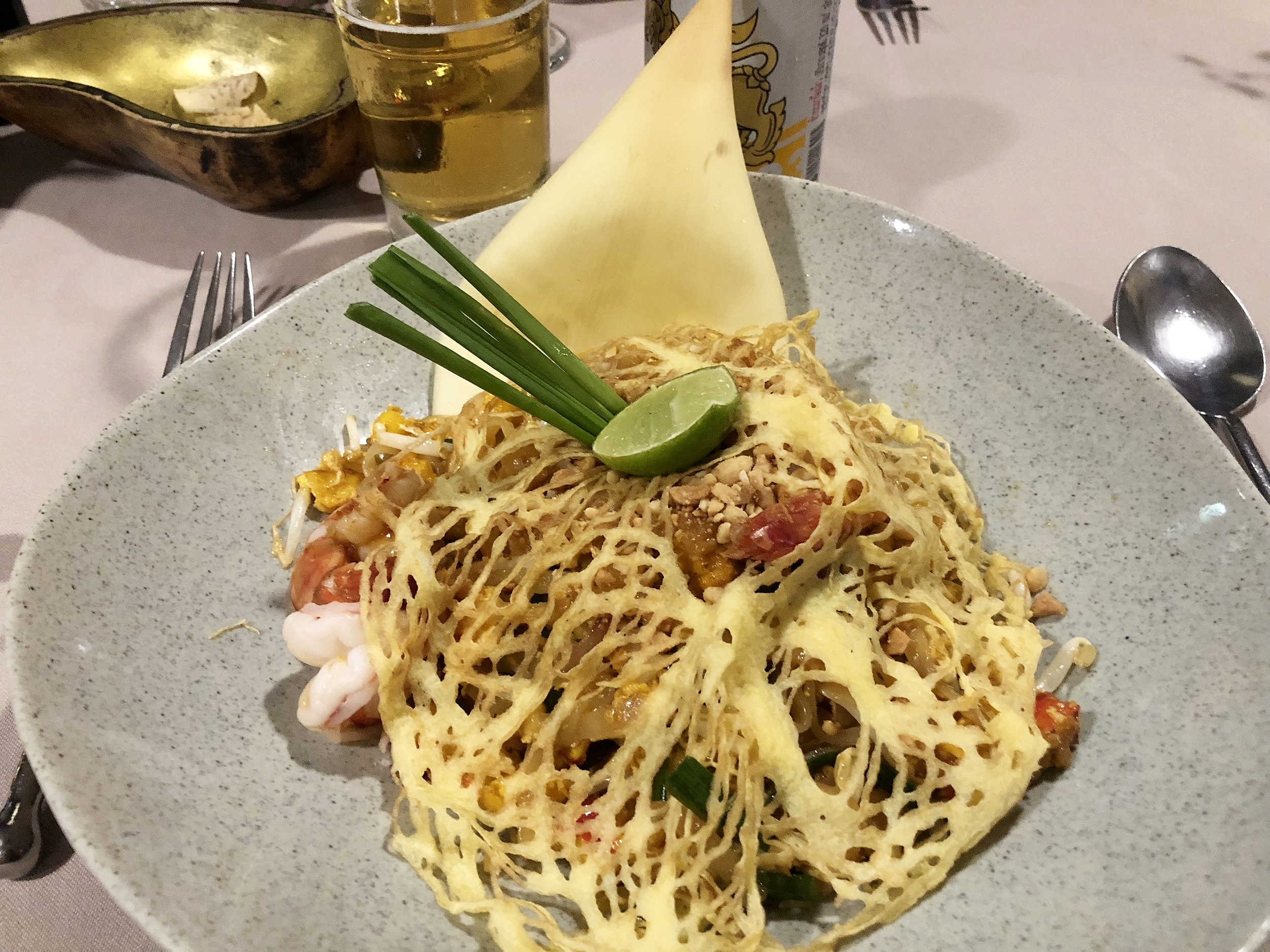 Pad Thai from Mango Tree in Bangkok.