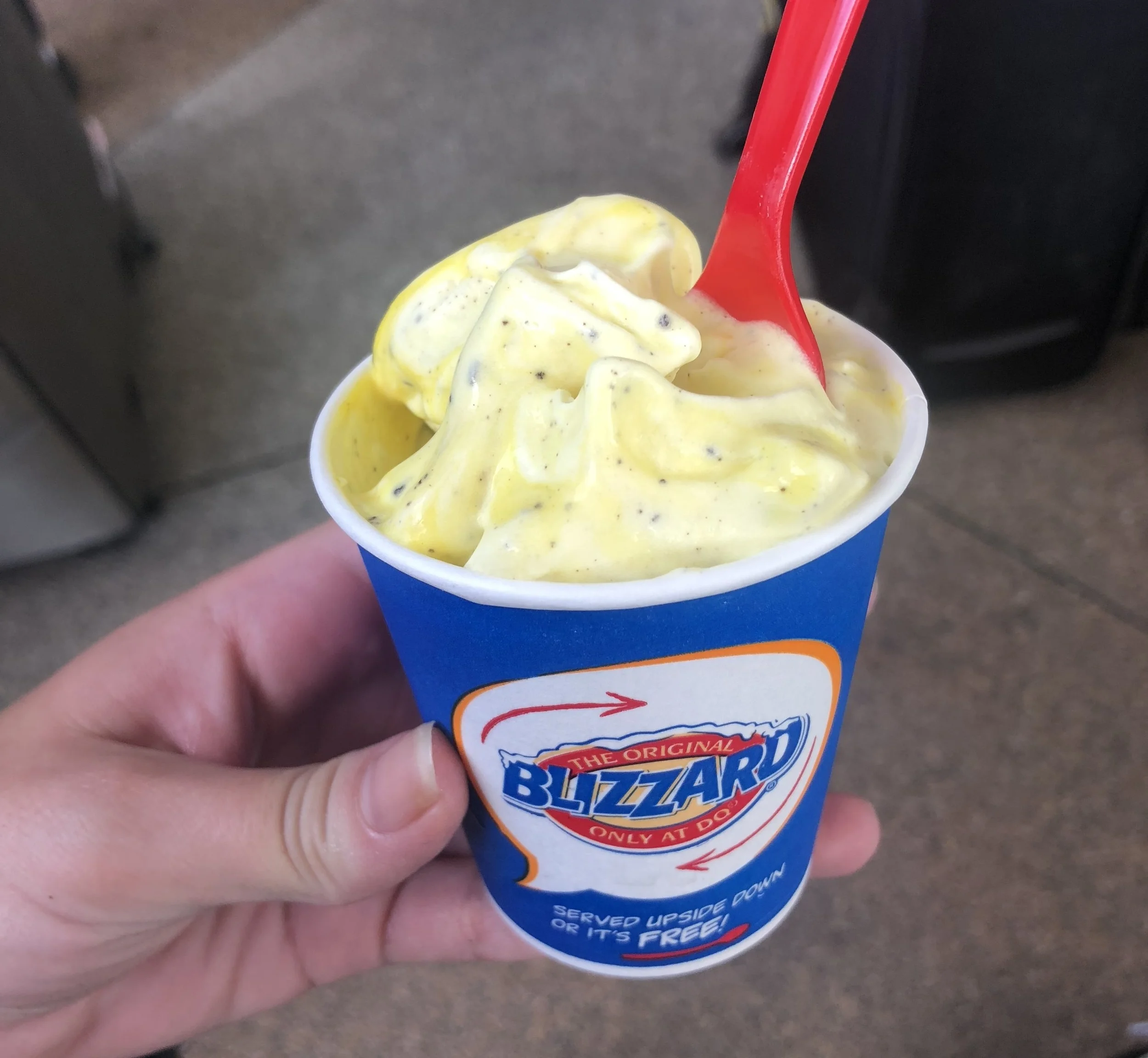 Durian and Oreo Blizzard