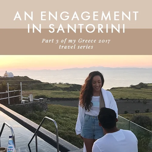 An Engagement in Santorini