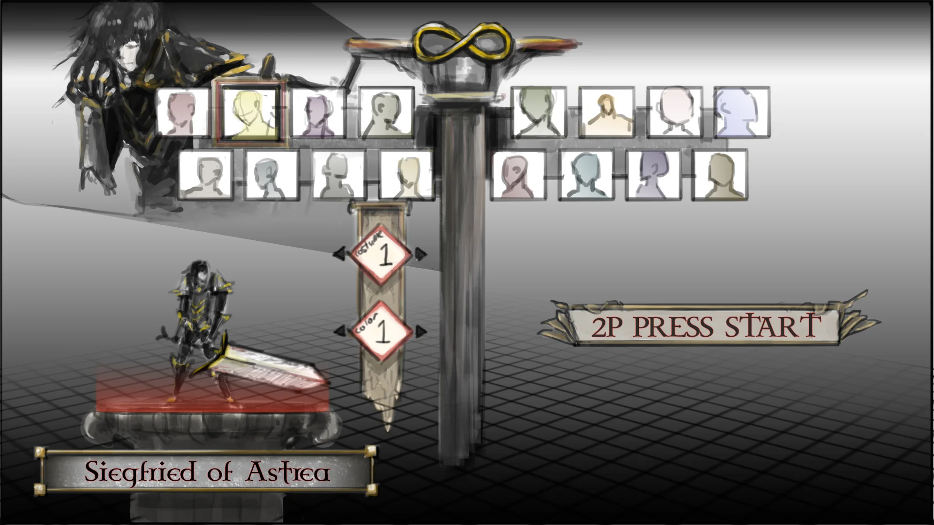 Character Select Interface